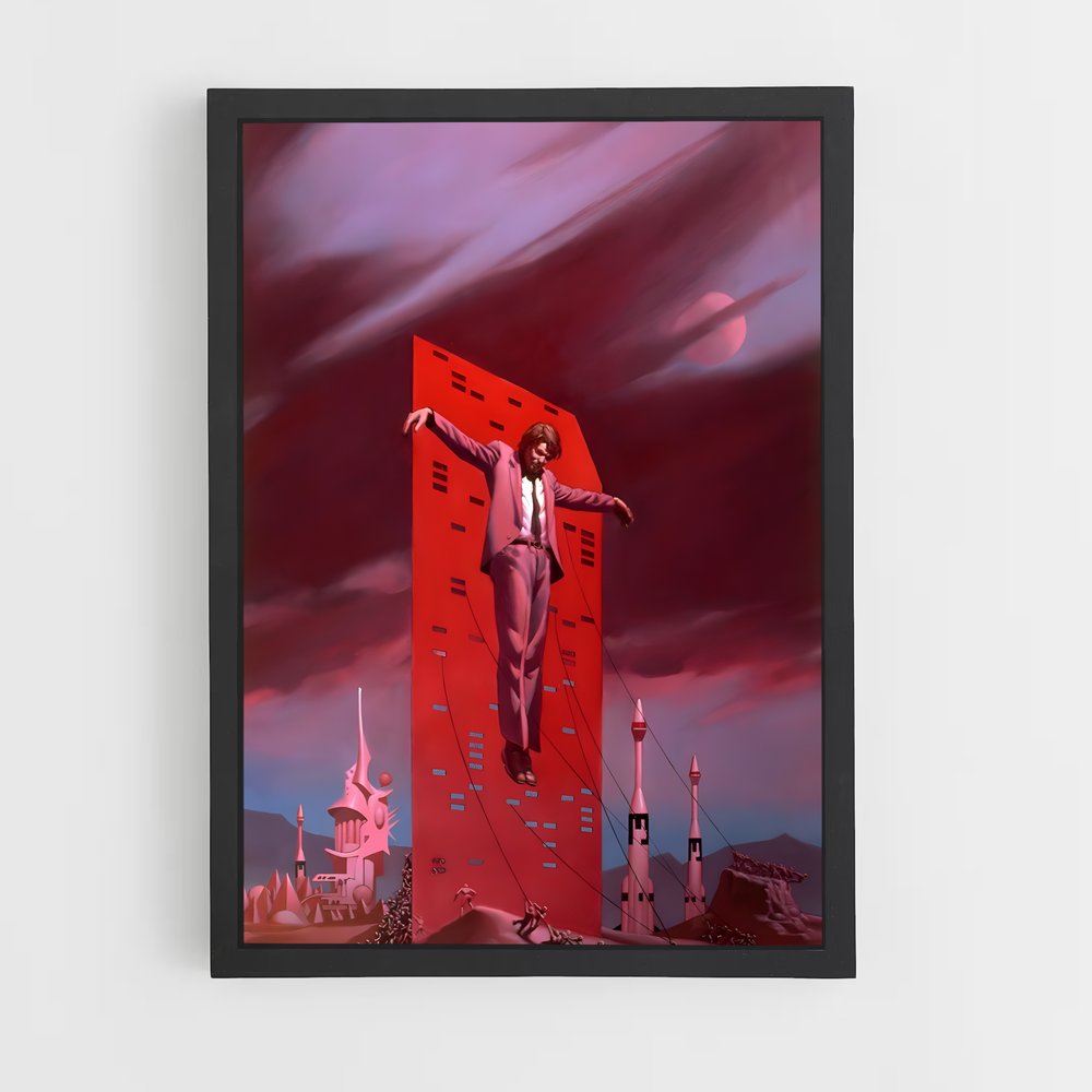 Poster L'Homme du Sommet – affiche Espace rétro (vue 2)